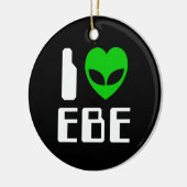 I Alien Heart EBE Keramikornament (Links)
