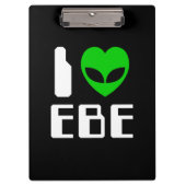 I Alien Heart EBE Klemmbrett (Vorderseite)