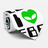 I Alien Heart EBE Krawatte (Gerollt)