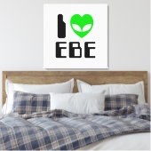 I Alien Heart EBE Leinwanddruck (Insitu (Schlafzimmer))