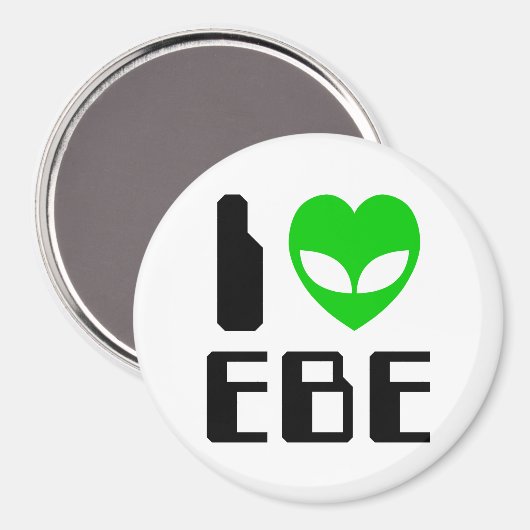 I Alien Heart EBE Magnet (Vorderseite/Rückseite)