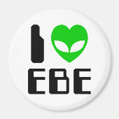 I Alien Heart EBE Magnet (Vorne)