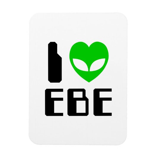 I Alien Heart EBE Magnet (Vertikal)