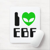 I Alien Heart EBE Mousepad (Mit Mouse)
