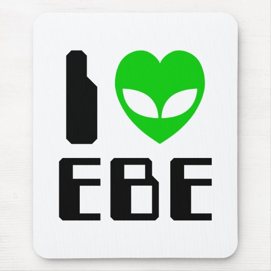 I Alien Heart EBE Mousepad (Vorne)