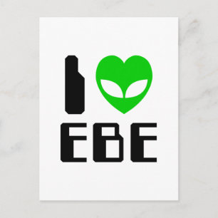I Alien Heart EBE Postkarte