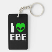 I Alien Heart EBE Schlüsselanhänger (Rückseite)