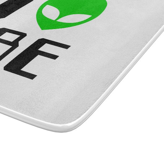 I Alien Heart EBE Schneidebrett (Ecke)