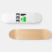 I Alien Heart EBE Skateboard (Horizontal)