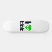 I Alien Heart EBE Skateboard (Horizontal)