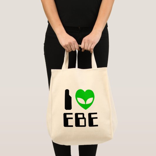 I Alien Heart EBE Tragetasche (Vorderseite (Produkt))