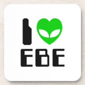 I Alien Heart EBE Untersetzer (Vorderseite)