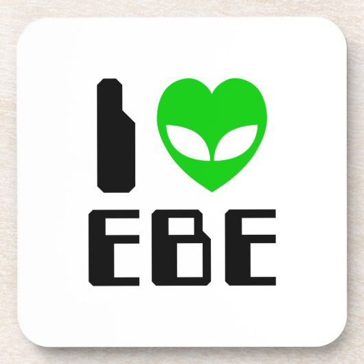 I Alien Heart EBE Untersetzer (Vorderseite)