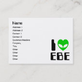 I Alien Heart EBE Visitenkarte (Vorderseite)