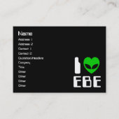 I Alien Heart EBE Visitenkarte (Vorderseite)