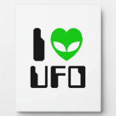 I Alien Heart UFO Fotoplatte (Vorderseite)