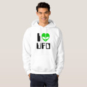 I Alien Heart UFO Hoodie (Vorne ganz)