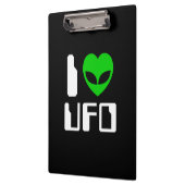 I Alien Heart UFO Klemmbrett (Links)