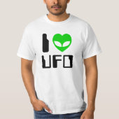 I Alien Heart UFO T-Shirt (Vorderseite)