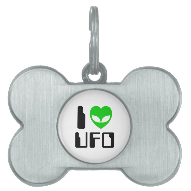 I Alien Heart UFO Tiermarke (Vorderseite)
