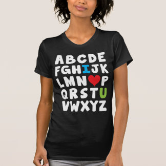 I Alphabet des Herzens U T-Shirt