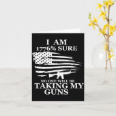 I Am 1776% Sure Will Be Taking My Gun Us Flag Amer Karte (Gelbe Blume)