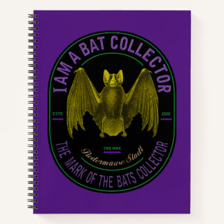 I am a bat collector notizblock