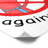 I Am A Christian Mom Against Alan  Poster (Ecke)