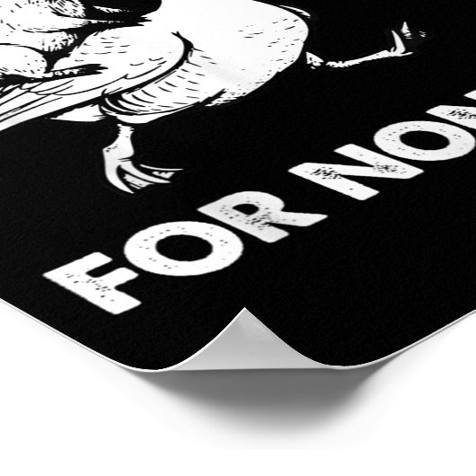 I Am A Conduit For Nonsense - Capybara Riding Goos Poster (Ecke)