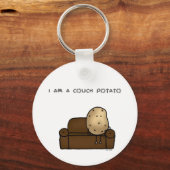 I am a couch potato schlüsselanhänger (Vorderseite)