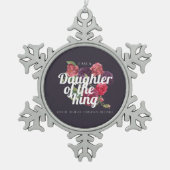 "I am a Daughter of the King" Christmas Ornament (Vorderseite)