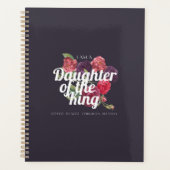 "I am a Daughter of the King" Planner Planer (Vorderseite)