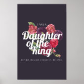I am a Daughter of the King Poster (Vorne)