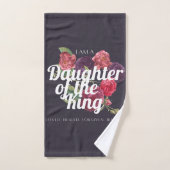 "I am a Daughter of the King" Towel Badhandtuch Set (Handtuch)
