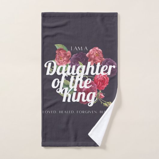 "I am a Daughter of the King" Towel Badhandtuch Set (Handtuch)
