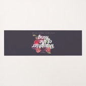 "I am a Daughter of the King" Yoga Mat Yogamatte (Rückseite (Horizontal))