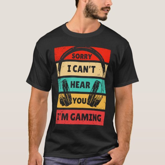 I am a Gamer  Cool Gamer T-Shirt (Vorderseite)