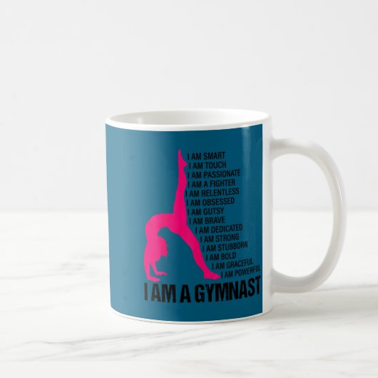 I Am A Gymnast  Kaffeetasse (Rechts)