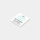 I Am A Human Resource Professional Not A Magician2 Post-it Klebezettel (angewinkelt)