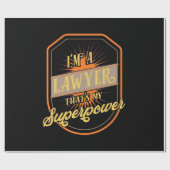 I Am A Lawyer Geschenkpapier (Flach)