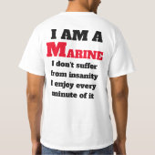 i AM A MARINE T-Shirt (Rückseite)