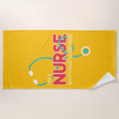 I am a Nurse Strandtuch (Vorderseite)