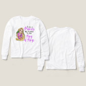 I am a Princess King of Kings Rapunzel T-Shirt (Design Vorderseite & Rückseite)