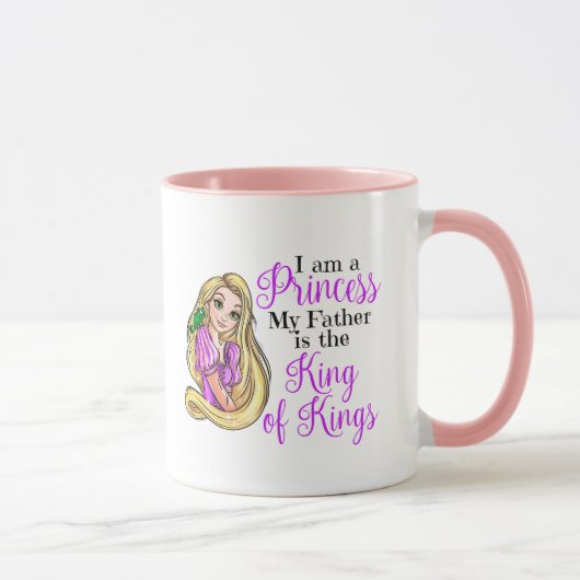 I am a princess Rapunzel coffee cup mug Tasse (Rechts)
