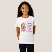 I am a princess Rapunzel kids girls t-shirt (Vorne ganz)