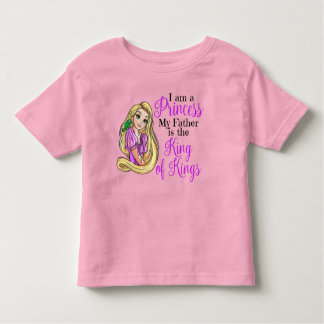 I am a princess Rapunzel throw pillow Kleinkind T-shirt