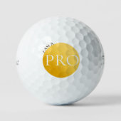 I AM A PRO | Custom Golden Golf Ball (Vorderseite)
