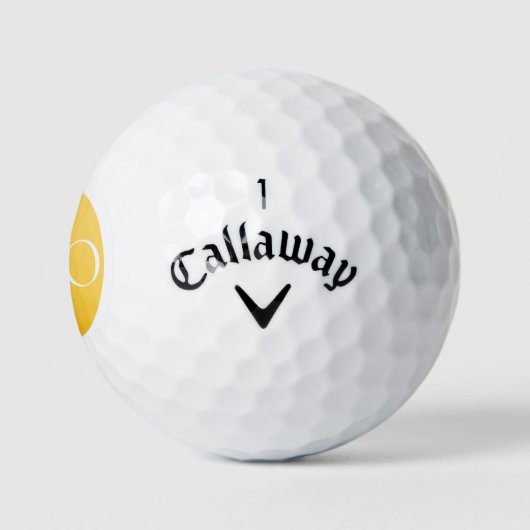 I AM A PRO | Custom Golden Golf Ball (Logo)