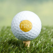 I AM A PRO - Custom Golden Golf Ball (Insitu T-Shirt)