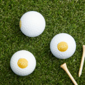 I AM A PRO | Custom Golden Golf Ball (Insitu Gras)